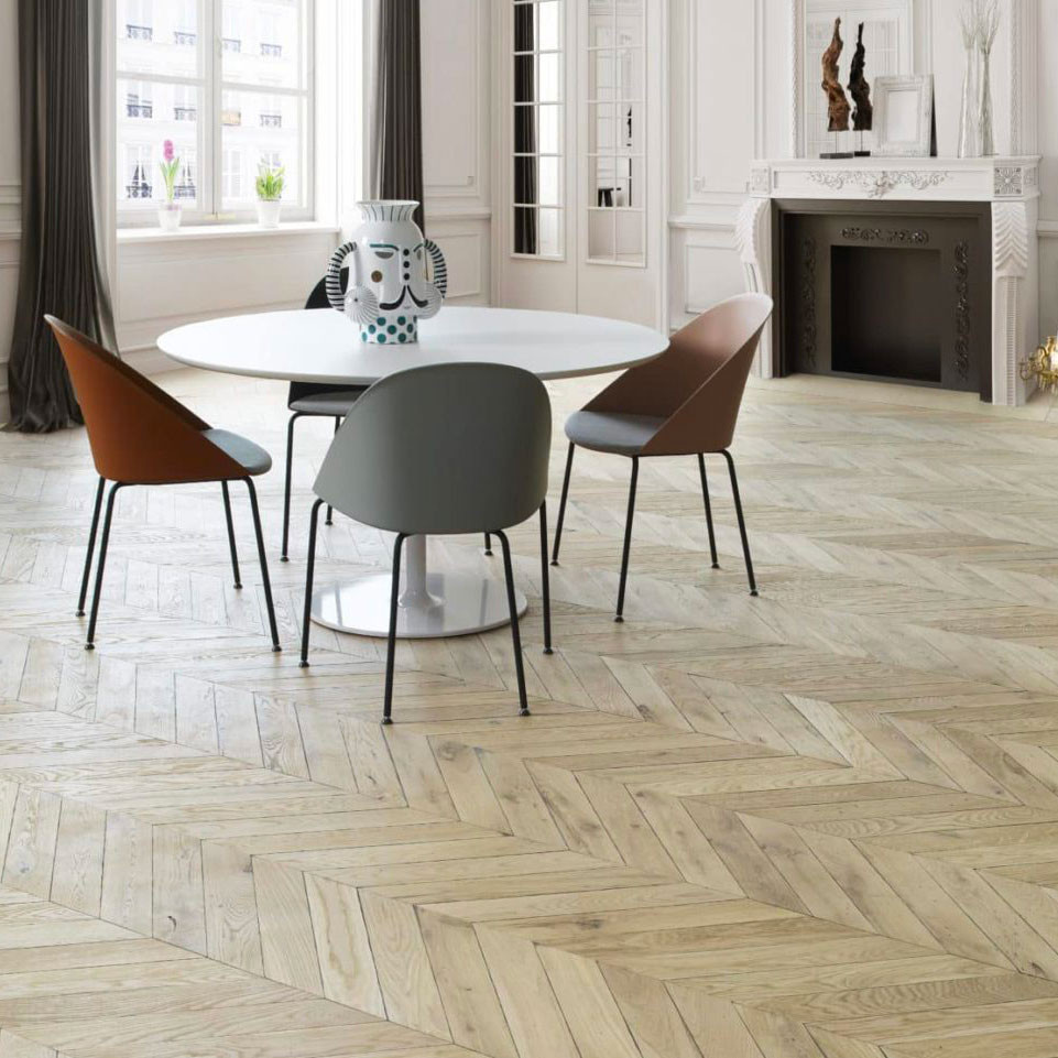 Parquet massif Point de...