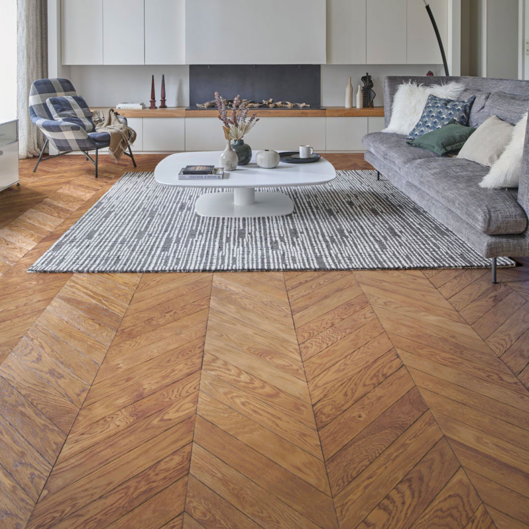 Parquet massif Point de...