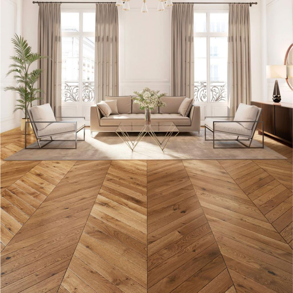 Parquet massif Point de...