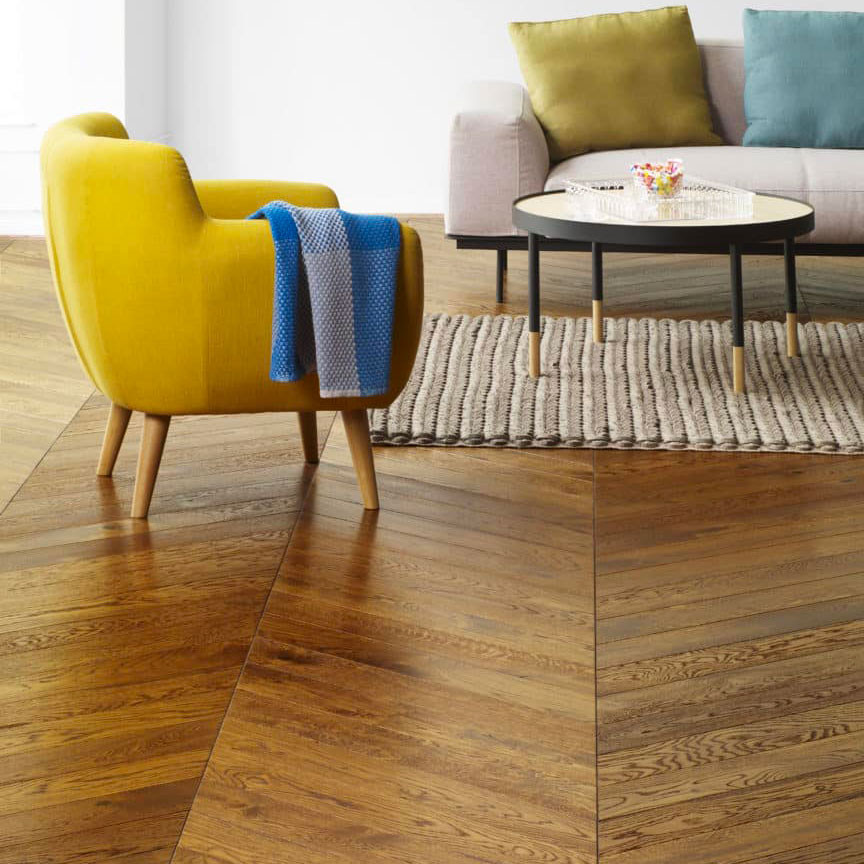 Parquet massif Point de...