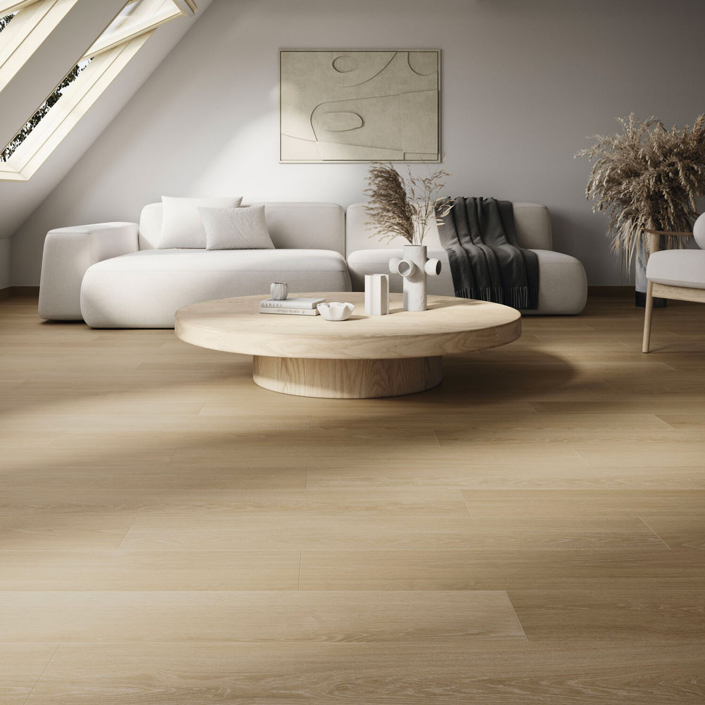 Carrelage aspect parquet...