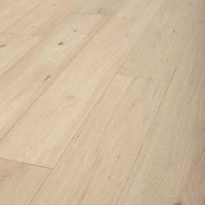 Parquet contrecollé chêne naturel Muscat huilé aspect bois brut brossé 14x190 mm